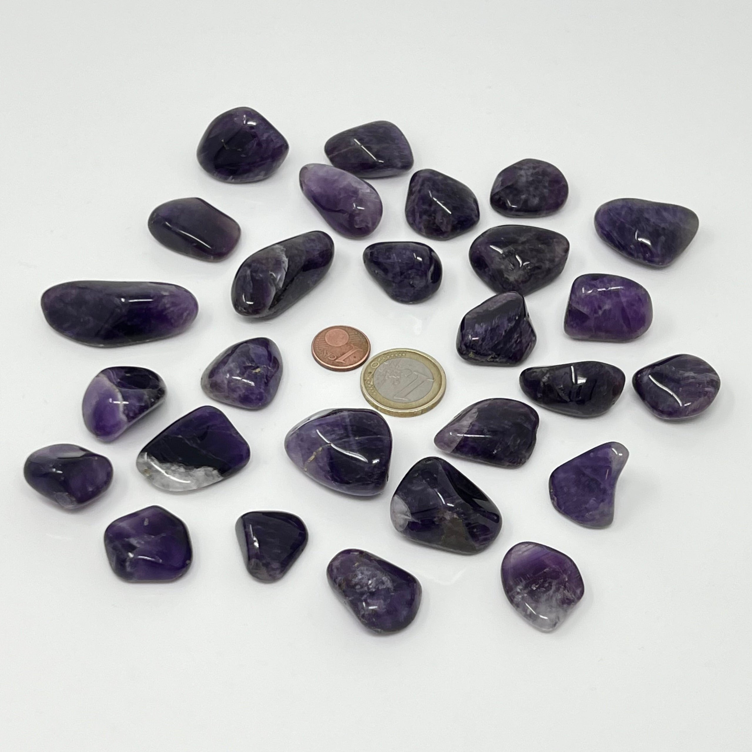 Amethyst dunkel - Trommelstein - Größe 2-3 cm