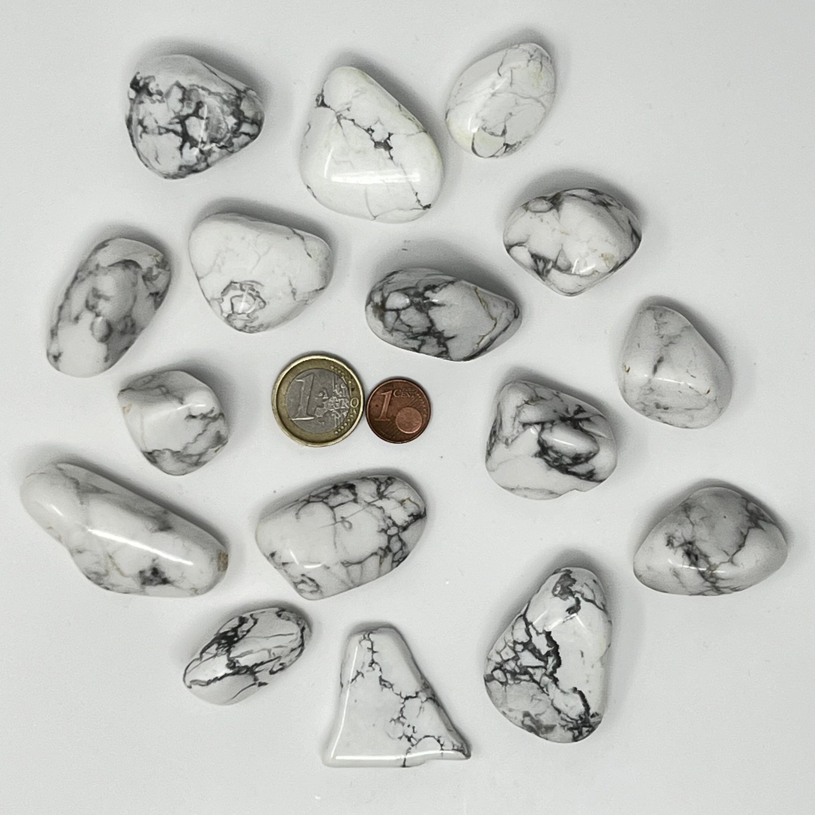 Magnesit - Trommelstein - Größe 3-5 cm