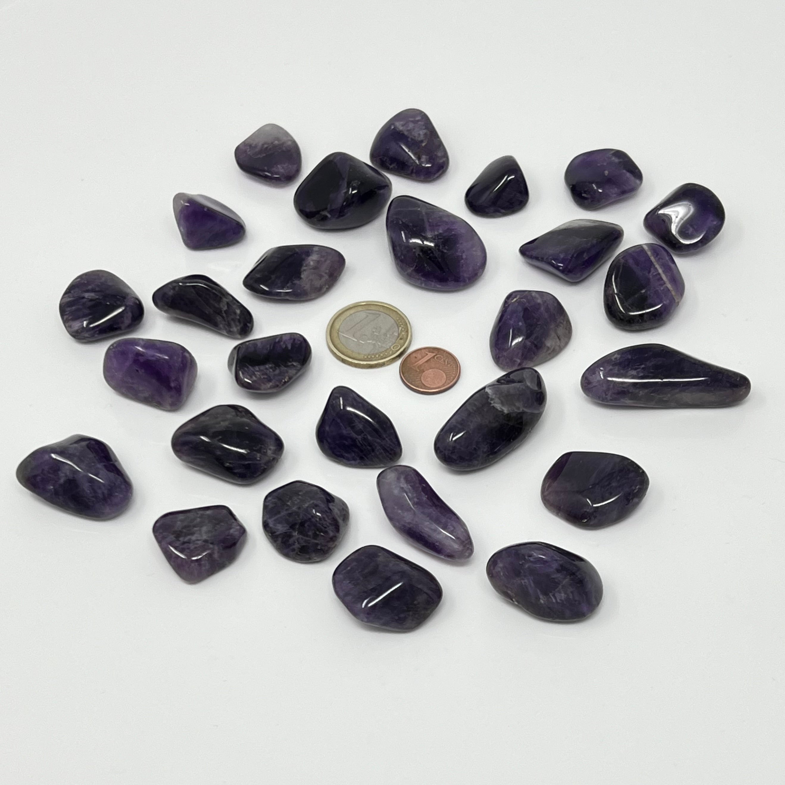 Amethyst dunkel - Trommelstein - Größe 2-3 cm