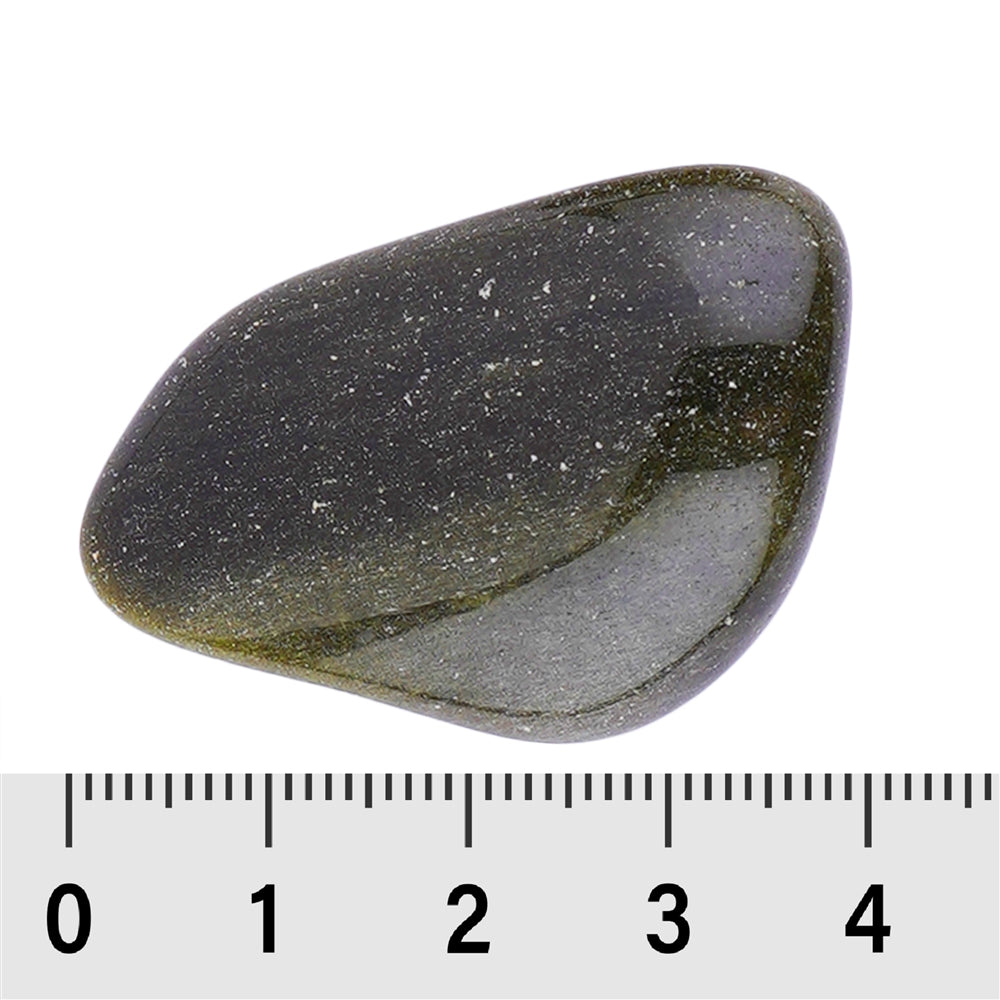 Goldglanzobsidian - Trommelstein - Größe 2 - 3 cm