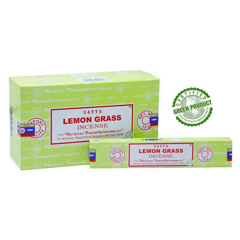 Satya Lemon Grass (Zitronengras) - Räucherstäbchen 15 g