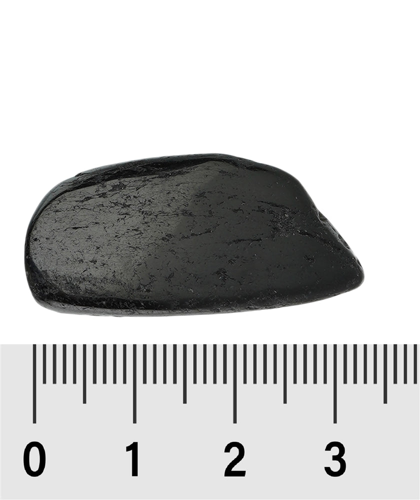 Turmalin Schwarz (Schörl) - Trommelstein - Größe 2 - 3,5 cm