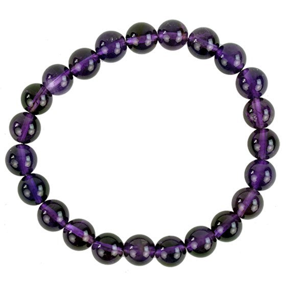 Armband Amethyst 8 mm Kugeln