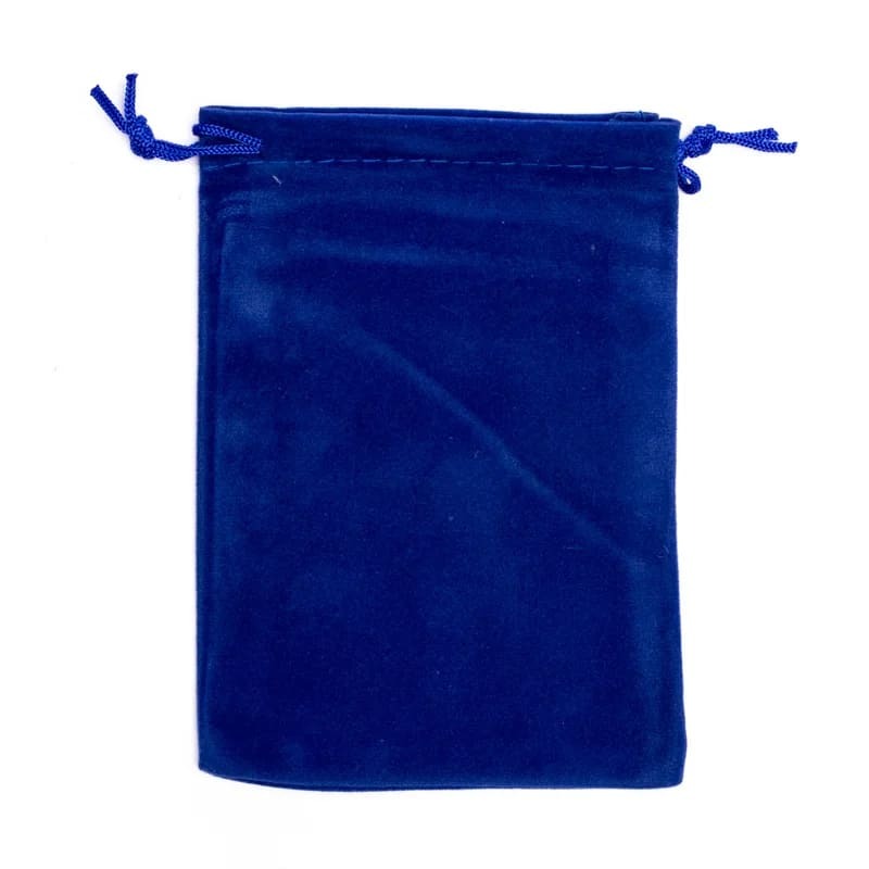 Samt-Geschenktasche blau S - 10 x 14 cm