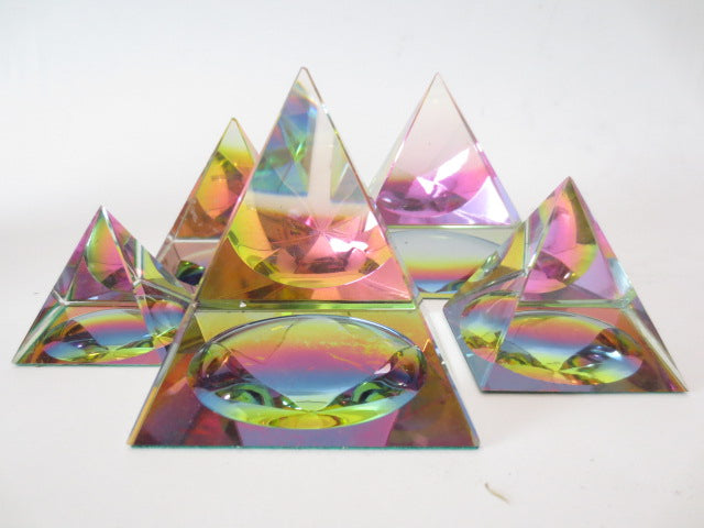 Kristallpyramide 5x5 cm