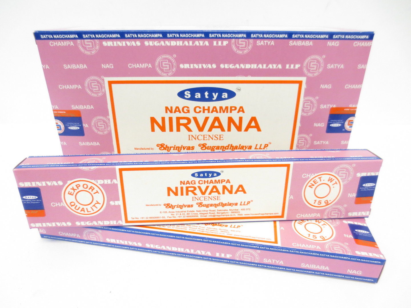 Satya Nag Champa Nirvana - Räucherstäbchen 15 g